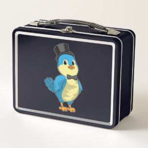 Lunch Box Oiseau comme marié avec ruban