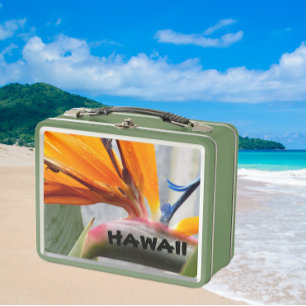 Lunch Box Oiseau du Paradis Fleur Plante Hawaï