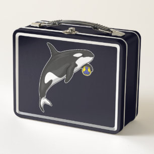 Lunch Box Orca Handball player Handball