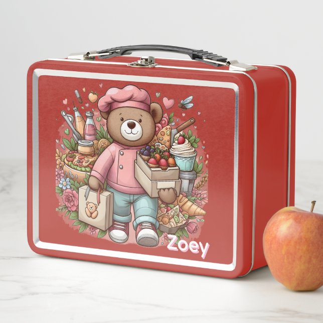 Lunch Box Ours en peluche Personnaliser  (En situation)
