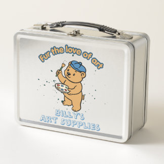 Lunch Box Ours Mignon Artiste Pour L'amour De L'art