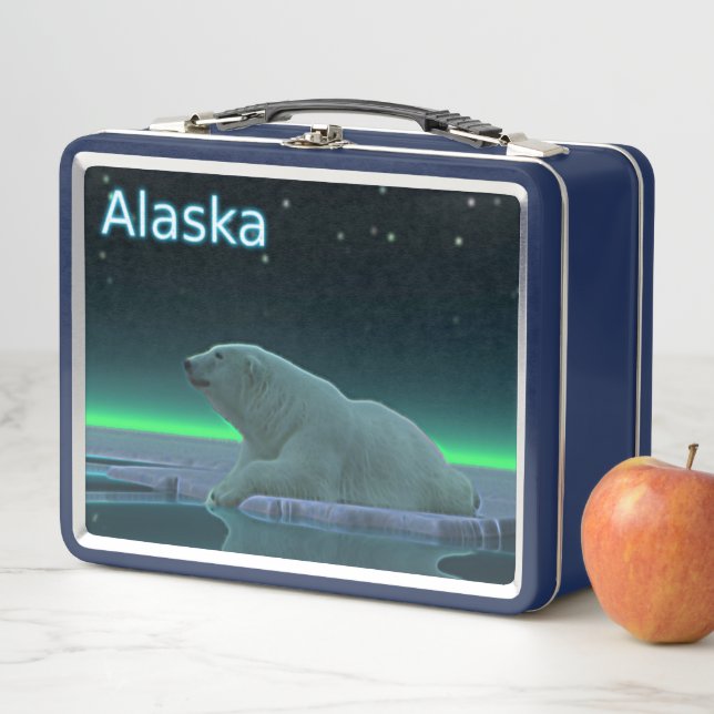 Lunch Box Ours polaire à bordure de glace - Alaska (En situation)