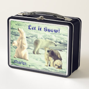 Lunch Box Ours polaires branchés sur glace