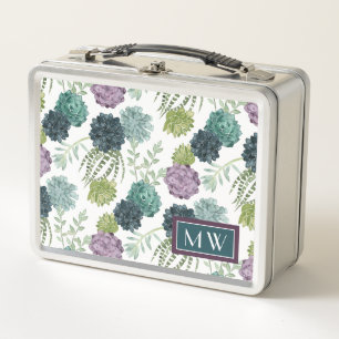 Lunch Box PA succulente de collection de bonheur d'usine du