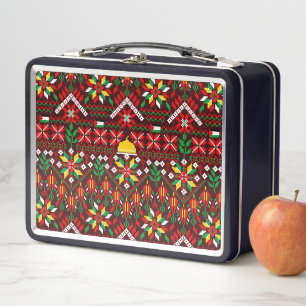 Lunch Box Palestine Tatreez Broderie traditionnelle