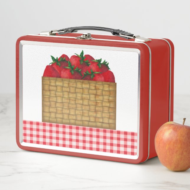 Lunch Box Panier panier à fraises Boîte à lunch (En situation)