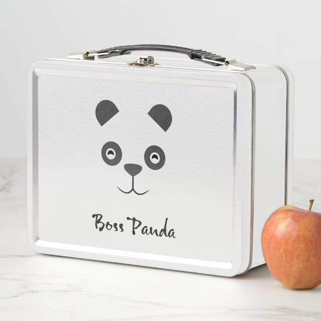 Lunch Box Panier-repas de bidon de panda de patron (En situation)