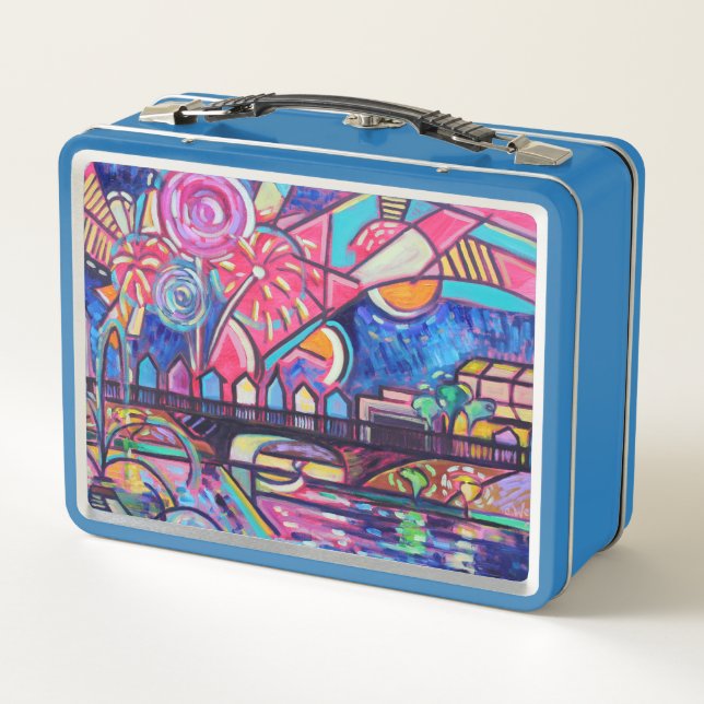 Lunch Box Panier-repas de feux d'artifice de panoplie (Dos)