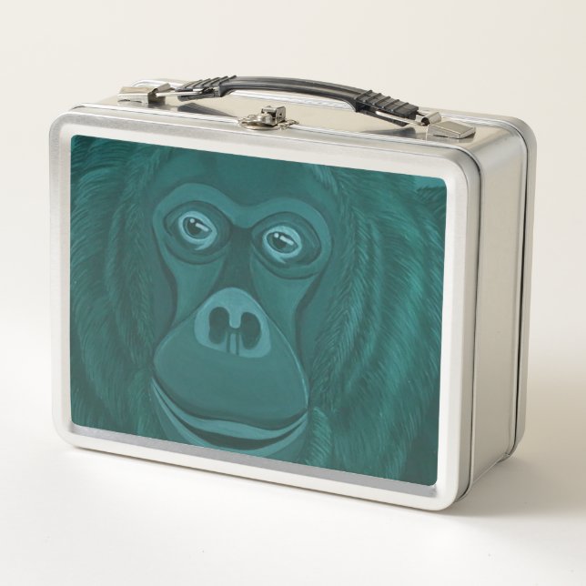 Lunch Box Panier-repas d'orang-outan de Forest Green (Devant)