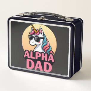 Lunch Box Papa licorne drôle Laufey hommes Fête des Pères No