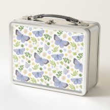 Papillon bleu creux