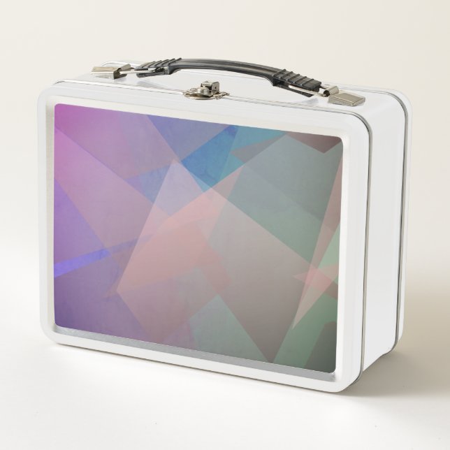 Lunch Box Particules volantes Abstraites | Formes géométriqu (Devant)