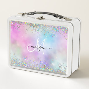 Lunch Box Parties scintillant holographique Rainbow Pastels