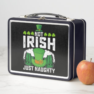 Lunch Box Pas Irlandais Juste Moche Drôle Fête de la Saint-P
