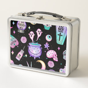 Lunch Box pastel goth motif foncé