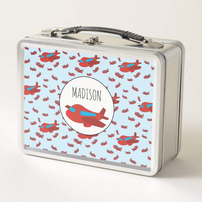 Lunch Box Pattern custom Nom (Devant)