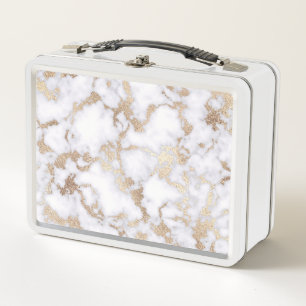 Lunch Box Pattern de Chic White Gold Foil