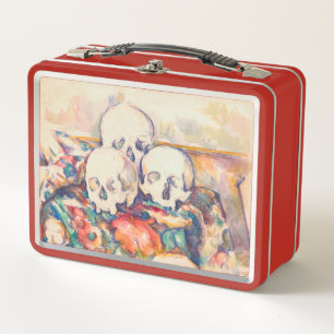 Lunch Box Paul Cezanne - Aquarelle à trois crânes