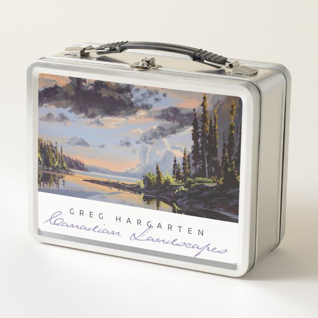 Lunch Box Paysages canadiens : Matin après le déjeuner (Devant)