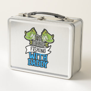 Lunch Box Pêche Avec Papa Anglais Cadeau Enfants