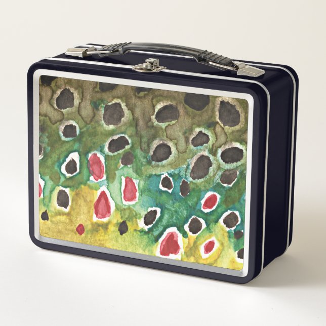 Lunch Box Pêcheurs de truites Brown (Devant)