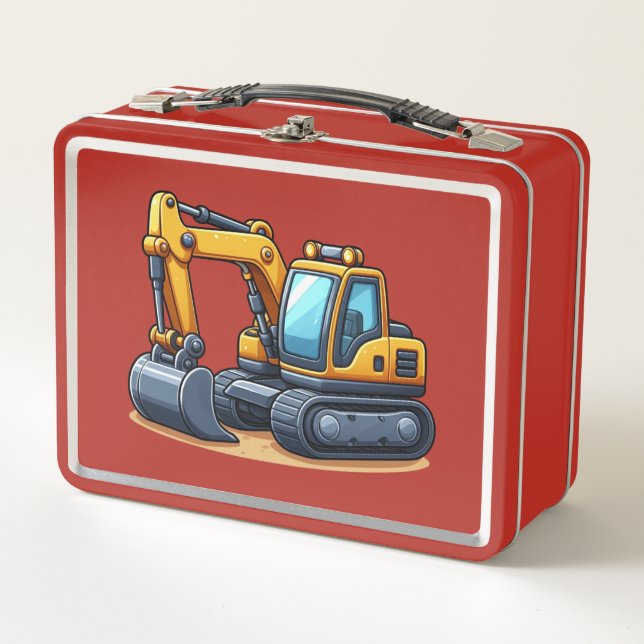 Lunch Box Pelle de construction  (Devant)