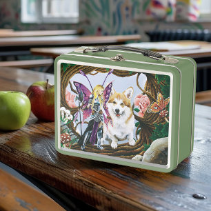 Lunch Box Pembroke Welsh Corgi Fairy Imaginaire