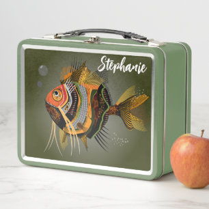 Lunch Box Personnaliser Animal marin Poisson coloré