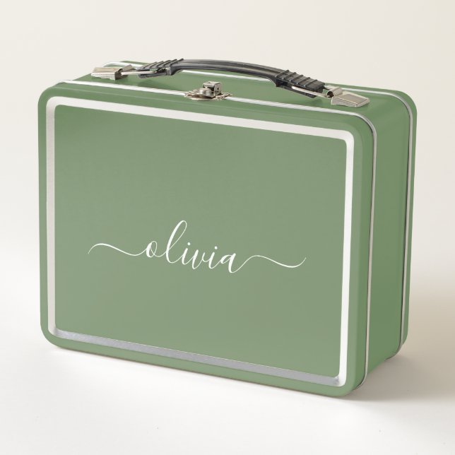 Lunch Box Personnaliser la boîte à lunch isolée mignonne et  (Devant)