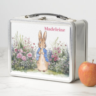 Lunch Box Personnaliser le nom de l'enfant Pierre le Lapin
