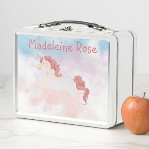 Lunch Box Personnaliser le nom sur Mon licorne cabrée