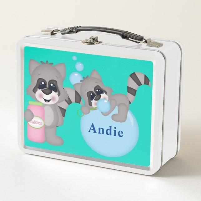 Lunch Box Personnaliser les ratons laveurs (Devant)
