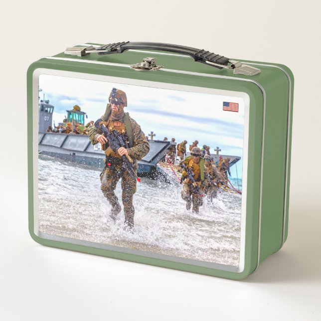 LUNCH BOX PERSONNEL AMÉRICAIN DE COMBAT (Devant)