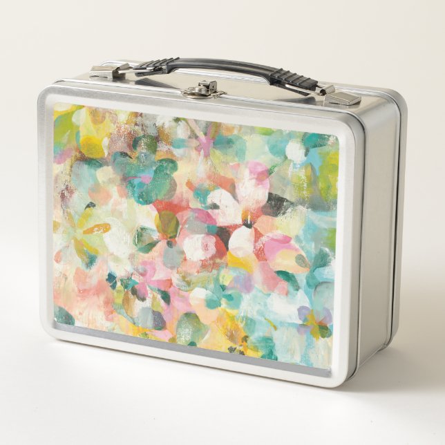 Lunch Box Pétales en pastel mous heureux du jardin | (Devant)