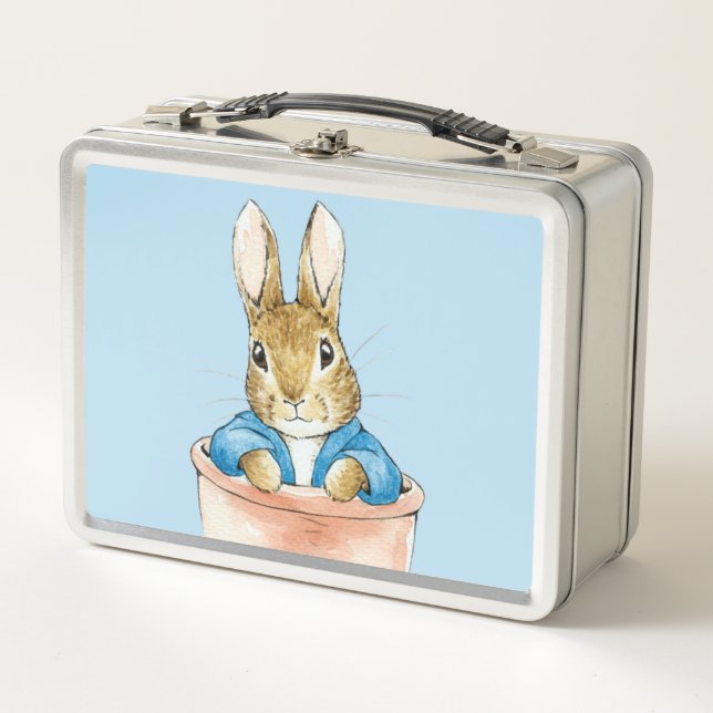 Lunch Box Peter le lapin assis dans le Plante en pot (Devant)
