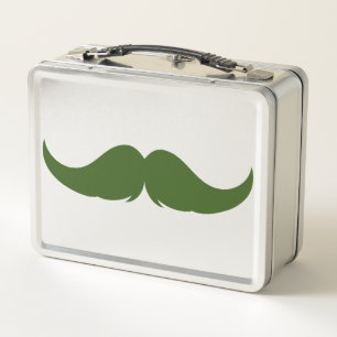Lunch Box Petite barre de poignées personnalisable Moustache