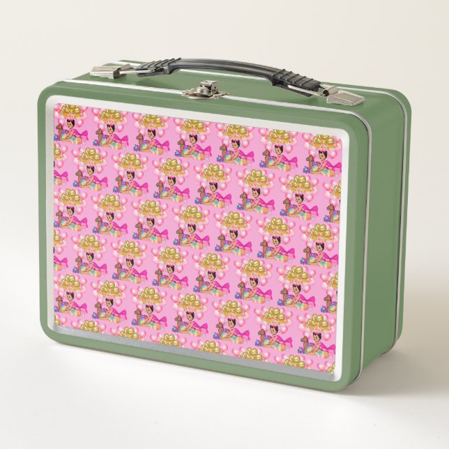 Lunch Box Petite fille en rose (Devant)