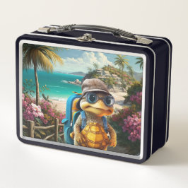 Lunch Box Petite Tortue Aventurée avec sac à dos,