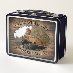 Lunch Box Photo personnalisée Boîte de pêche, Cadeau de pêch