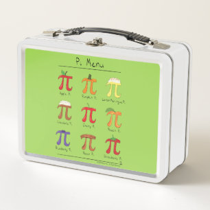 Lunch Box Pi Day Menu Cute Funny Math