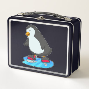 Lunch Box Pingouin at Ice skating with Ice skates