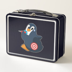Lunch Box Pingouin fléchettes fléchettes