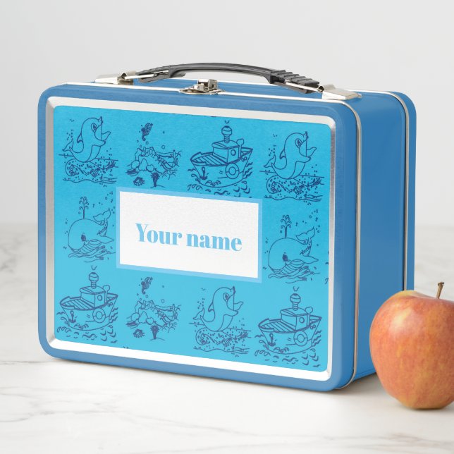 Lunch Box pingouins en Antarctique (En situation)