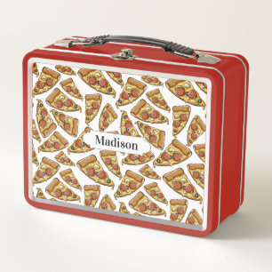 Lunch Box Pizza Motif personnalisable boîte à lunch