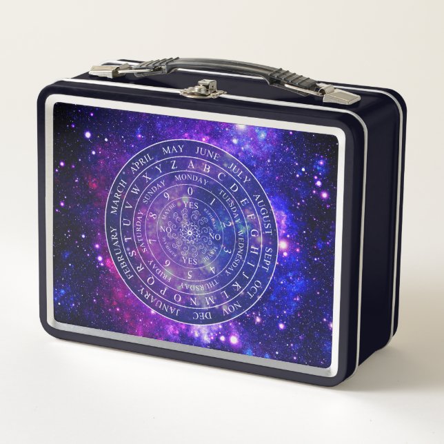 Lunch Box Planche Pendulaire Diviser Jeu Espace pourpre (Devant)