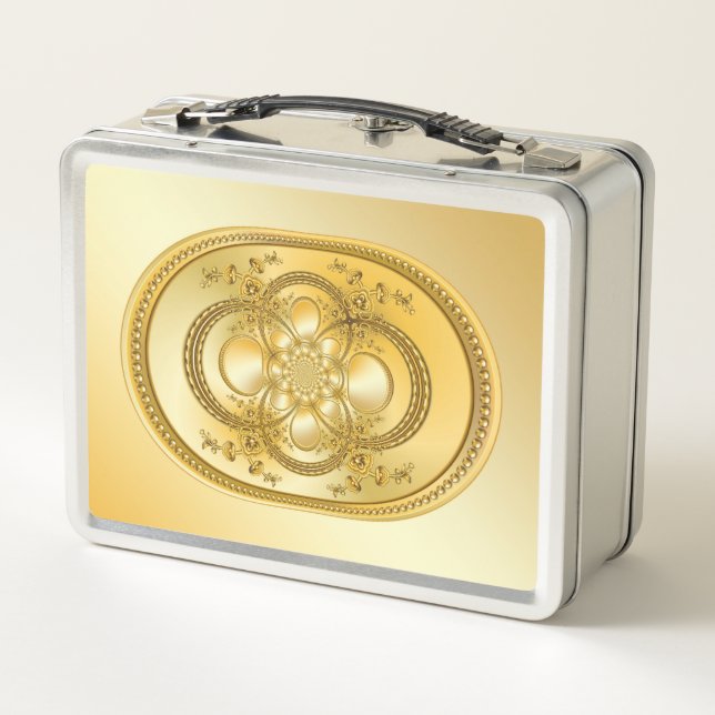 Lunch Box Plaque d'or (Dos)