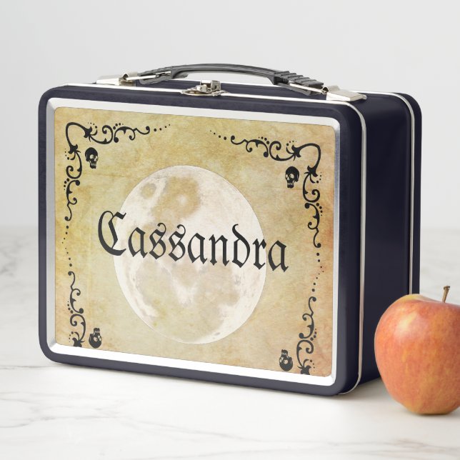 Lunch Box Pleine lune de goth lunaire (En situation)