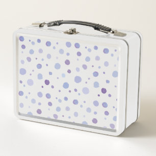 Lunch Box pois peint à la main