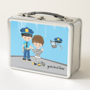 Lunch Box Policier mignon
