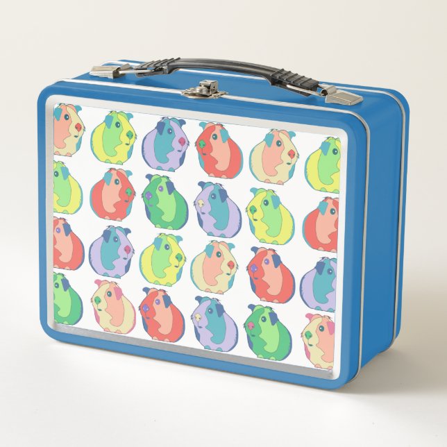 Lunch Box Pop Art Guinea Pig Motif (Devant)